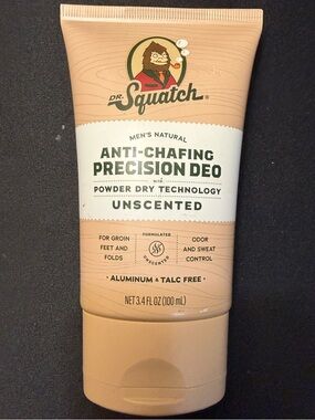 Dr. Squatch Anti-Chafing Precision Deo Unscented - Beige